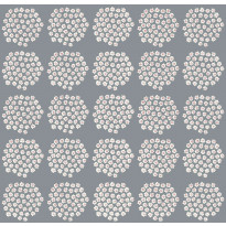 Tapetti Marimekko Puketti, siniharmaa, 0.7x10.05m