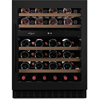 Kahden lämpötilan viinikaappi mQuvée WineCave 780 60D WCD60AB-780, integroitava, eri värejä