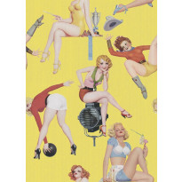 Paneelitapetti Mindthegap Pin-up Girls I, 1.56x3m