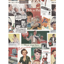 Paneelitapetti Mindthegap Retro Ads, 1.56x3m