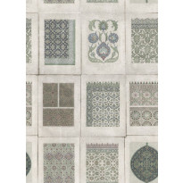 Paneelitapetti Mindthegap Arabesque Grey, 1.56x3m