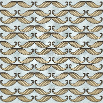 Paneelitapetti Mindthegap Moustache, 1.56x3m