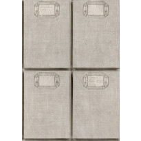 Paneelitapetti Mindthegap Fabric Covers Taupe, 1.56x3m