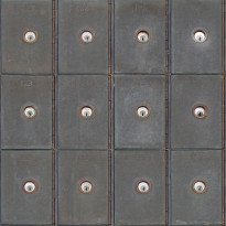 Paneelitapetti Mindthegap Industrial Metal Cabinets, 1.56x3m