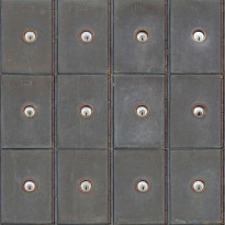 Paneelitapetti Mindthegap Industrial Metal Cabinets, 1.56x3m