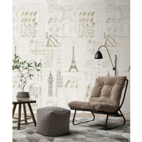 Paneelitapetti Mindthegap Grand Eiffel, 1.56x3m