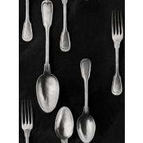 Paneelitapetti Mindthegap Cutlery Silver, 1.56x3m