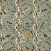 Paneelitapetti Mindthegap Countesse&#039;s aviarium, 1.56x3m, harmaa