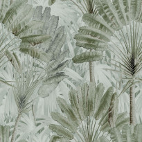 Paneelitapetti Mindthegap Traveller&#039;s palm, 1.56x3m, vihreä