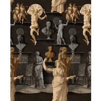 Paneelitapetti Mindthegap Statuary Chamber, 1.56x3m, tumma