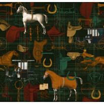 Paneelitapetti Mindthegap The Jockey, 1.56x3m, värikäs