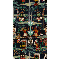 Paneelitapetti Mindthegap Hopi Spirit, 1.56x3m, antrasiitti