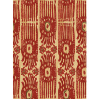 Tapetti Mindthegap Tribal Ikat, punainen