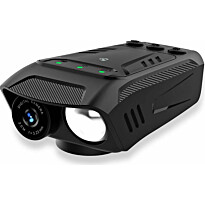 Pyöräkamera valolla ja torvella Nedis CCAM100BK Full HD