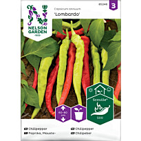 Maustepaprika Nelson Garden Lombardo, siemenet
