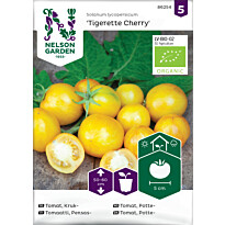 Kirsikkatomaatti Nelson Garden Tigerette Cherry Organic, siemenet