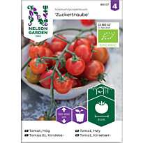 Kirsikkatomaatti Nelson Garden Zuckertraube Organic, siemenet