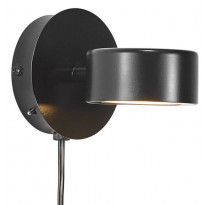 LED-seinävalaisin Nordlux Clyde, musta