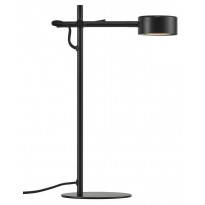 LED-pöytävalaisin Nordlux Clyde, musta