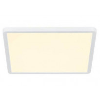 LED-plafondi Nordlux Oja Square, 294x294mm, 3000/4000K, valkoinen 