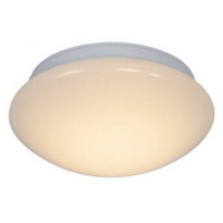 LED-plafondi Nordlux Montone, Ø180mm, IP44, 2700K, valkoinen