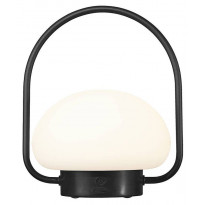 LED-terassivalaisin Nordlux Sponge, Ø200mm, IP65, musta