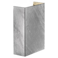 LED-ulkoseinävalaisin Nordlux Fold 10, IP54, galvanoitu teräs