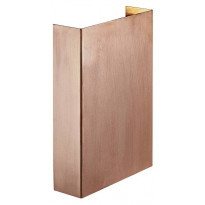 LED-ulkoseinävalaisin Nordlux Fold 15, IP54, kupari