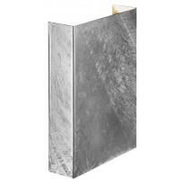 LED-ulkoseinävalaisin Nordlux Fold 15, IP54, galvanoitu teräs