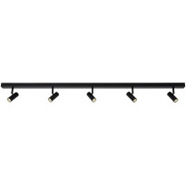 LED-spottivalaisin Nordlux Omari, 5-osainen, 1180mm, 2700K, musta