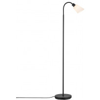 Lattiavalaisin Nordlux Molli, 1565x230x230mm, musta/opaali