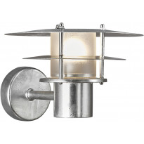 Ulkoseinävalaisin Nordlux Bastia 24, 176x240x276mm, IP54, galvanoitu teräs