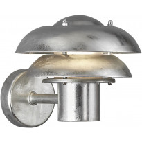 Ulkoseinävalaisin Nordlux Kurnos 20, 182x200x256mm, IP54, galvanoitu teräs