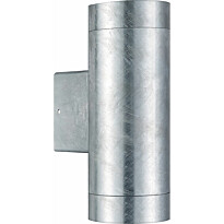 Ulkoseinävalaisin Nordlux Tin Maxi, IP54, ylös/alas, galvanoitu teräs