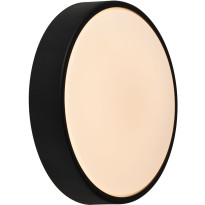 LED-ulkoseinävalaisin Nordlux Oliver Round, musta