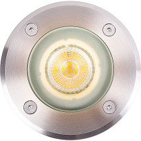 Maavalo Nordlux Andor Round, Ø11cm, ruostumaton teräs