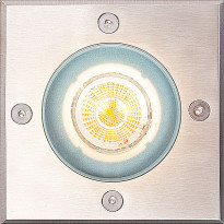Maavalo Nordlux Andor Square, Ø11cm, ruostumaton teräs