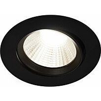 LED-alasvalo Nordlux Fremont, 4000K, musta