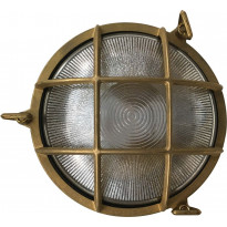 Seinävalaisin Nordlux Polperro, ø195x93mm, messinki