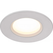 LED-alasvalo Nordlux Dorado, ø85x36mm, 2700K, himmennettävä,  valkoinen