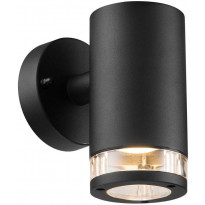 Ulkoseinävalaisin Nordlux Birk, 17,2cm, musta