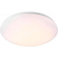 LED-plafondi Nordlux Mani, 18W, ø32,5cm, valkoinen