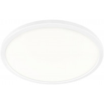 LED-plafondi Nordlux Oja, 2700K, 22W, Ø42.4cm, valkoinen