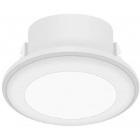 LED-alasvalo Nordlux Elkton 8, Ø8,2cm, valkoinen