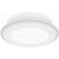 LED-alasvalo Nordlux Elkton 14, Ø14,5cm, valkoinen