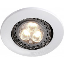 LED-alasvalo Nordlux Mixit Pro, ø8,5cm, GU10, valkoinen