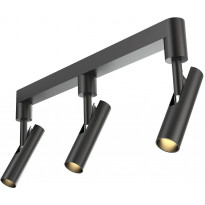 LED-kattospotti Nordlux MIB 3, musta