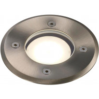 Maavalo Nordlux Pato, ø11cm, ruostumaton teräs