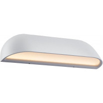 LED-ulkoseinävalaisin Nordlux Front 26, IP44, valkoinen