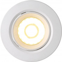 LED-alasvalo Nordlux Roar, 6W, IP23, himmennettävä, valkoinen